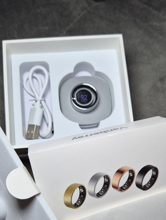 Other - Smart Ring Sleep Tracker Size 9 (Silver) Unisex